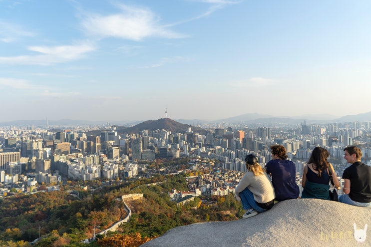 서울 등산 초보 인왕산 등산코스 단풍 구경
