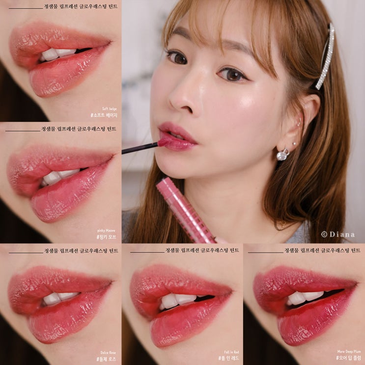 정샘물 립프레션 글로우래스팅 틴트 안지워지는 착색 립틴트 추천 정샘물 립프레션 글로우래스팅 틴트 안지워지는 착색 립틴트 추천