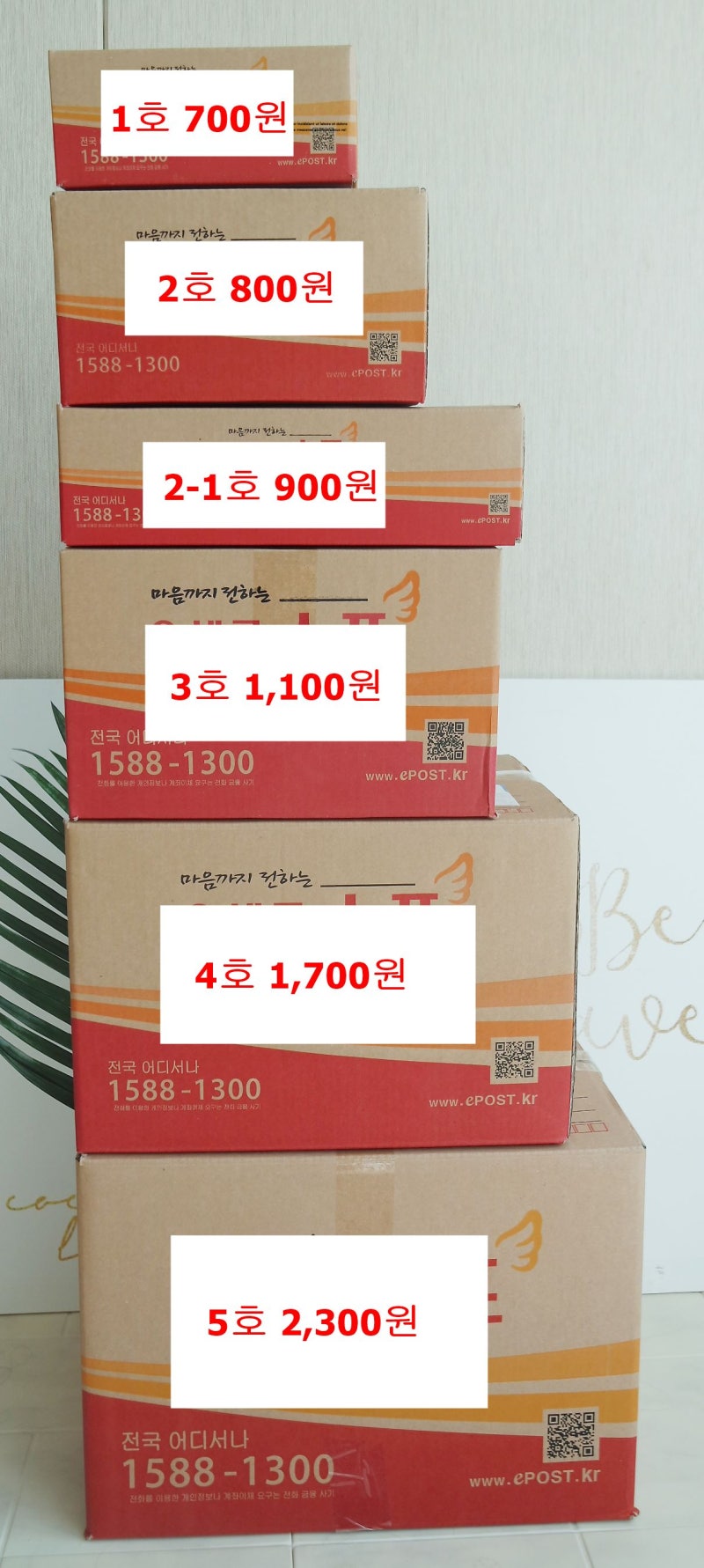 우체국 택배상자 크기 박스 가격 A4용지와 비교해 봄 : 네이버 블로그