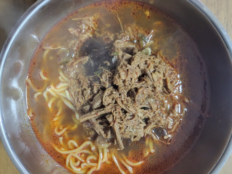  (상품) 마켓컬리 밀키트 우육탕면/조리방법/칼로리