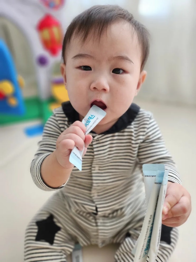  [베이비유산균 추천] 쁘띠앤 락토에스 아기유산균비타민D 미소의 장건강을 부탁해!