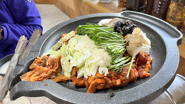 상주 속리산 문장대 맛집 우복동가든 오리불고기