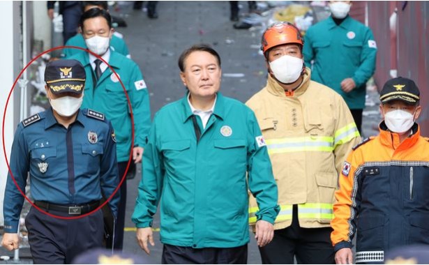 ‘<b>90분 미스터리</b>’ 용산서장, 자리비운 상황실장