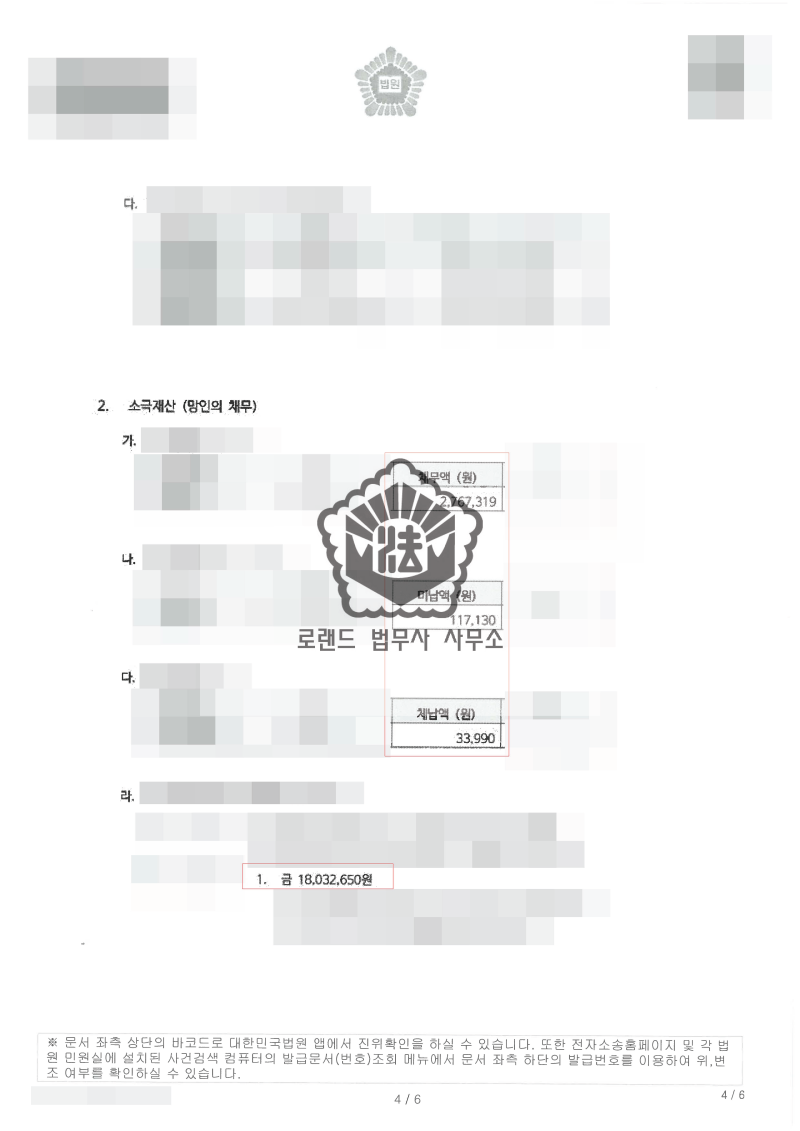 광주승계집행문 소송을 당한 고인의 배우자 및 자녀가 빚을 갚지 말고 한정승인 및 특별한정승인 전문 법무사의 도움을 받으시기 바랍니다. 9