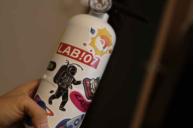  차량용소화기 새차선물 디자인소화기 / 소방연구소 lab!07 랩07
