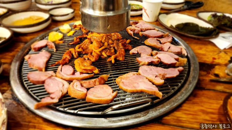  시흥 오리고기 맛집 - 가족모임 하기 좋은 물왕저수지 가나안덕 시흥점