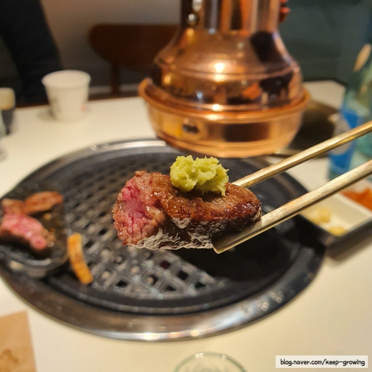  [일상] 분위기 좋은 송도 소고기 맛집 '한우에빠지다'
