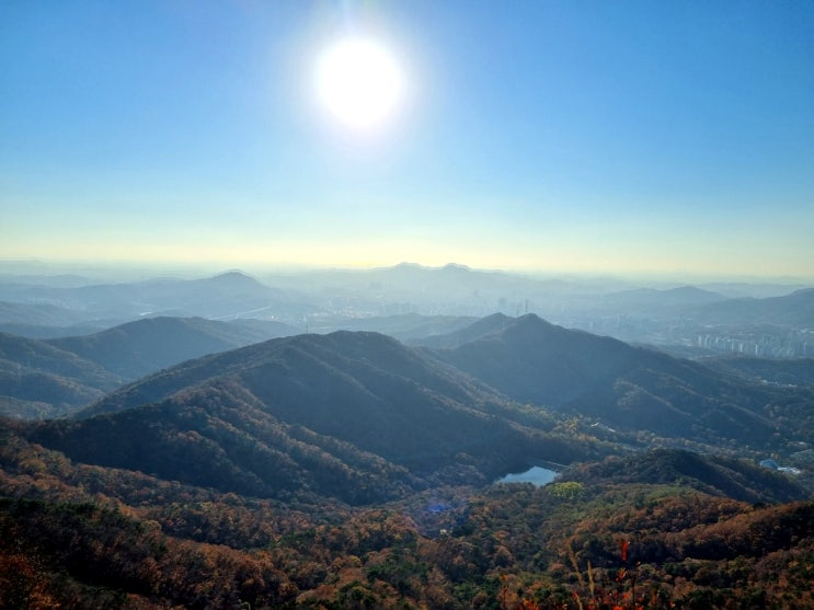 광청종주 등산코스 ( 광교산, 청계산, 신분당선 )