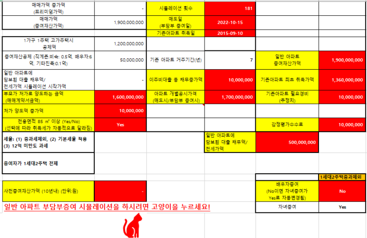  [부담부증여와 저가양도] 1가구 2주택 아파트 자녀 부담부증여와 특수관계자 저가 양도 양도세 증여세 취득세 장기보유특별공제(집 매매 세금 오피스텔 양도소득세율 취득세율 증여세율)