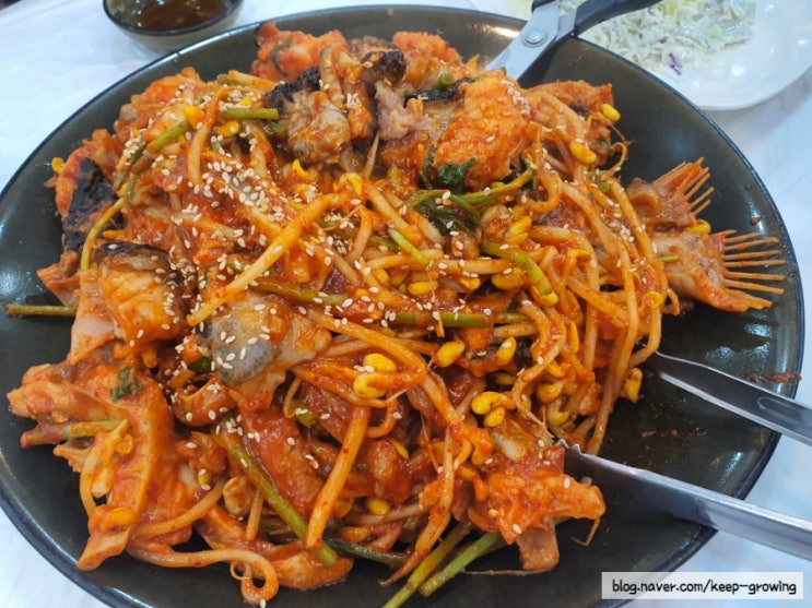  [일상] 매콤한 아구찜으로 스트레스 해소 '털보김홍재꽃게아구해물전문점' 내돈내산