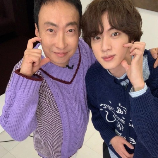 '곧 입대' 방탄소년단 진, 의리남 인증..박명수 "월드스타와... 