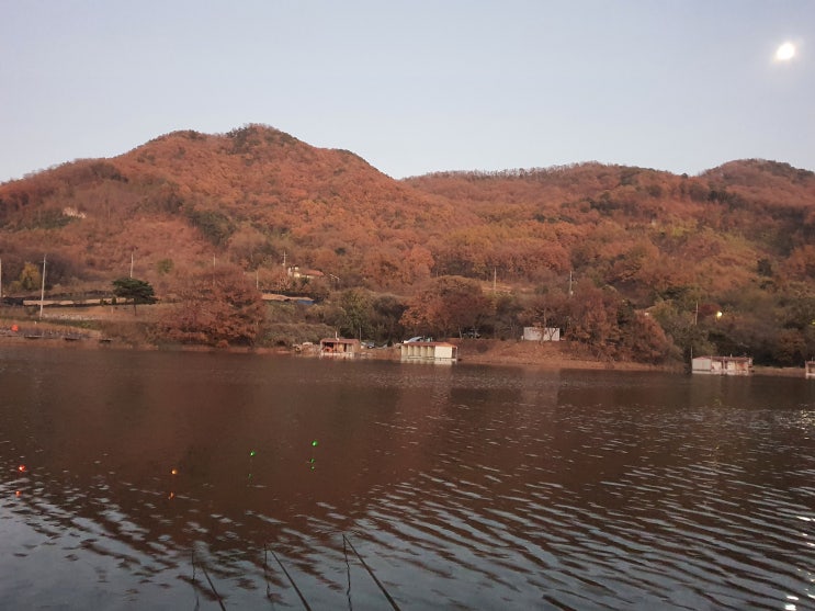  음성 주봉낚시터 도시어부 촬영지.