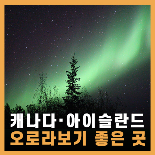  [캐나다 vs 아이슬란드] 세계에서 가장 오로라보기 좋은 곳은?