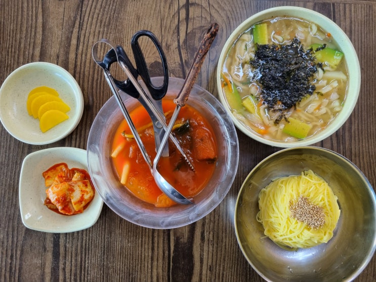  기장 일광 열무국수, 손칼국수 맛집 시골의맛