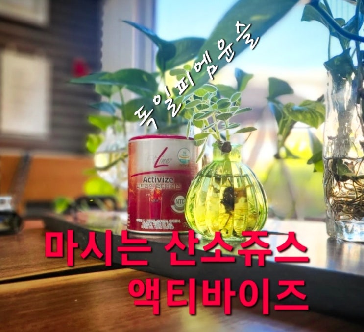 독일PM쥬스 액티바이즈 마시면 에너자이저