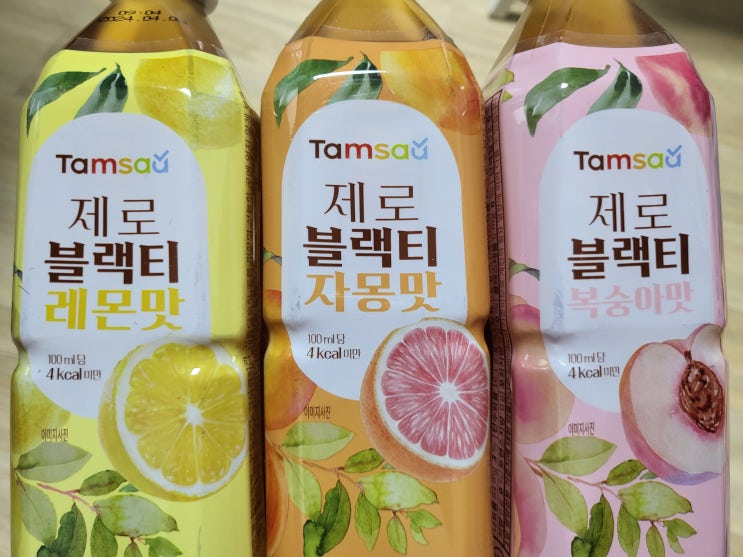  다이어트 음료 <쿠팡 Tamsaa 탐사 제로 블랙티>에 대한 기록