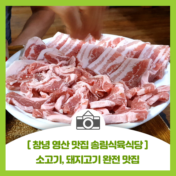  [창녕 영산 송림식육식당] 생고기와 돼지고기, 소고기국밥 맛집