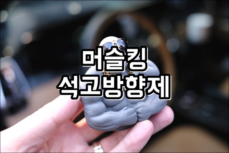  고릴라방향제 귀여운 신차구매 선물 추천 '헤카테 차량용 석고방향제'