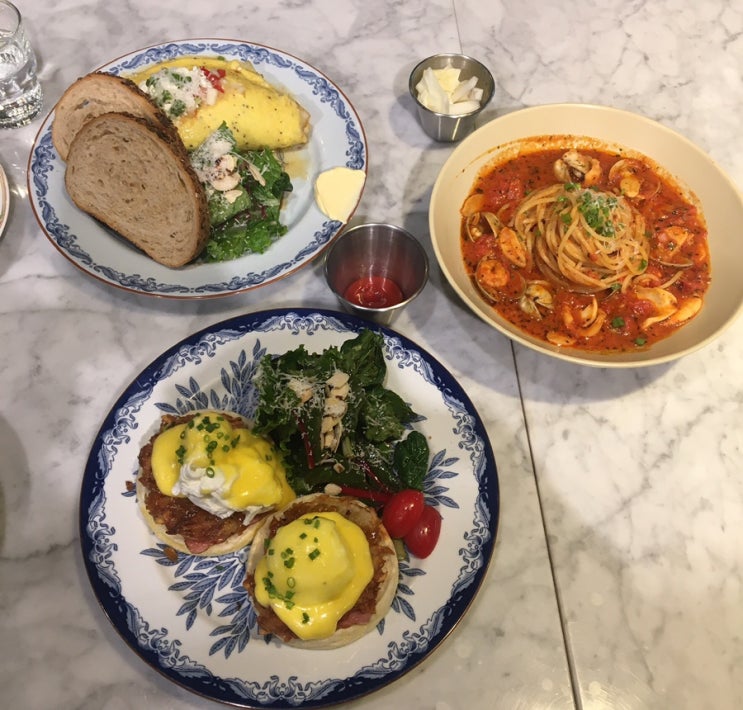  대전 관저동 모루 자주가는 브런치 맛집 에그베네딕트 너무 맛있어!