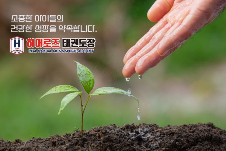  소중한 우리 아이의 건강하고 바른 성장을 약속하는 동천자이 히어로즈 태권도