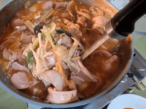  공주맛집추천 땅스부대찌개 공주신관점 통오징어부대찌개 뜨끈한 후기