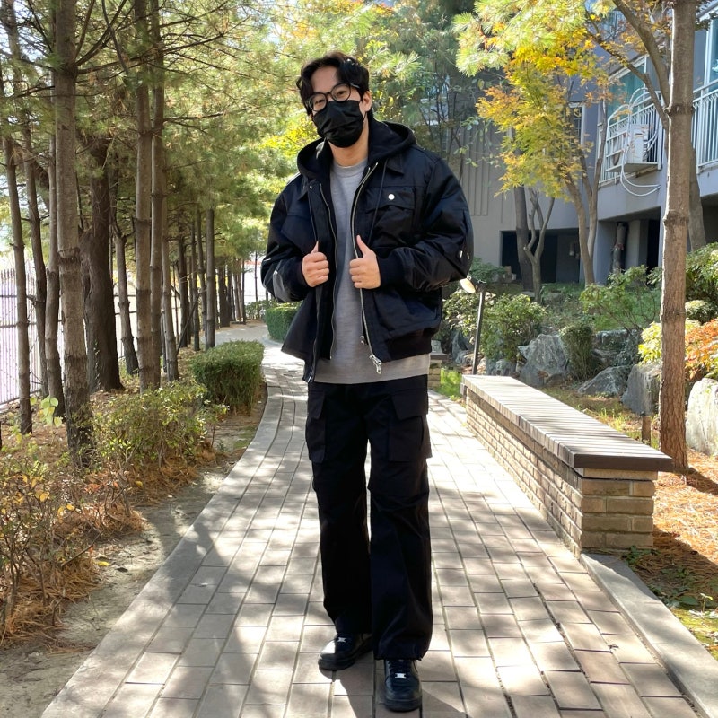 남자 아우터 브랜드 추천 가넷 옴므 점퍼 겨울 코디