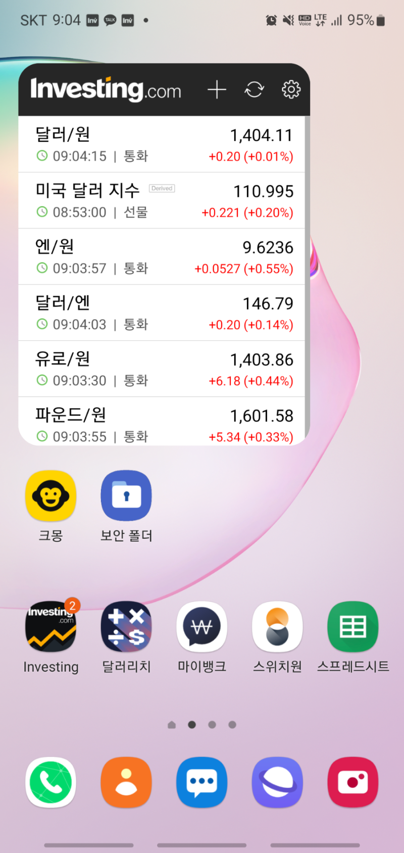 믿었던 인베스팅닷컴의 실시간 환율을 이제 의심하자! 세븐투나인 : 네이버 블로그