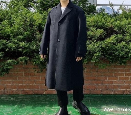 우영미 코트 !! 21FW블랙 포켓 디테일 싱글 코트 최초 리뷰!!