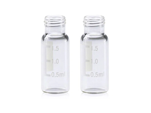  2ml Wide Opening Clear Glass Vial with Label (2ml 와이드 오프닝 투명 유리 바이알(라벨 포함))