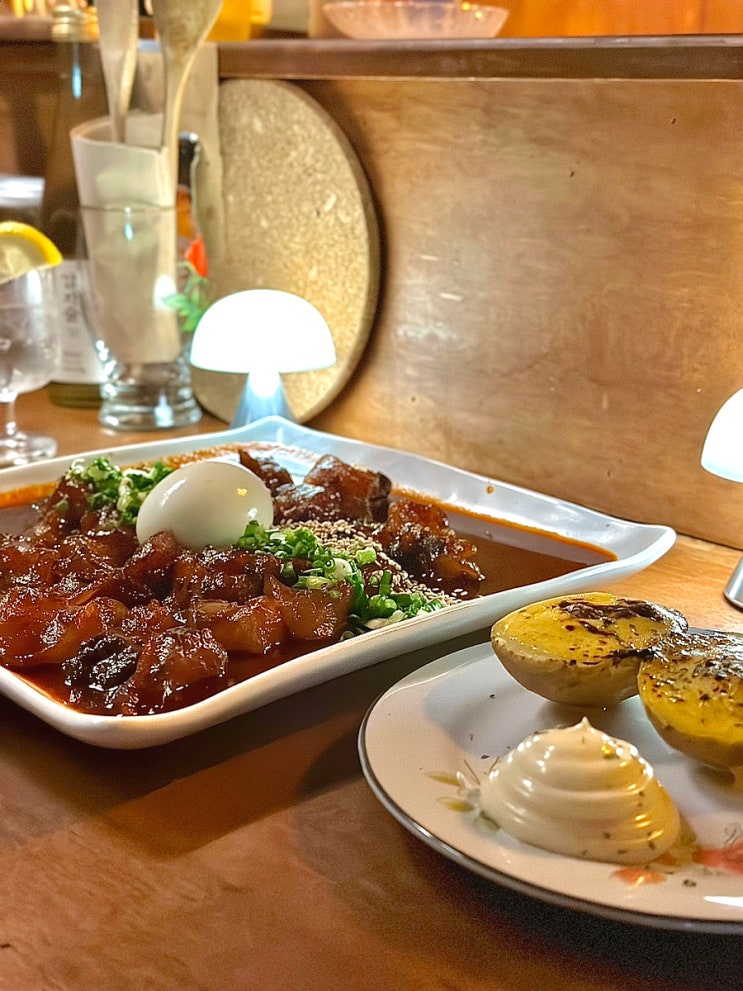  상수 합정 맛집 | 스지 요리 전문점 "모양" 소개팅 데이트 장소 코스 추천