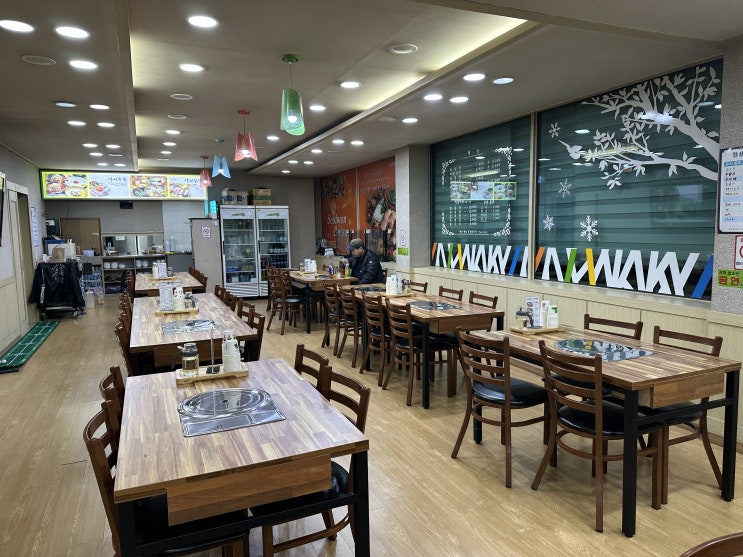  제천 설원칡냉면신백점 & 등갈비의신 에서 묵은지등갈비찜에 물냉면 호로록~