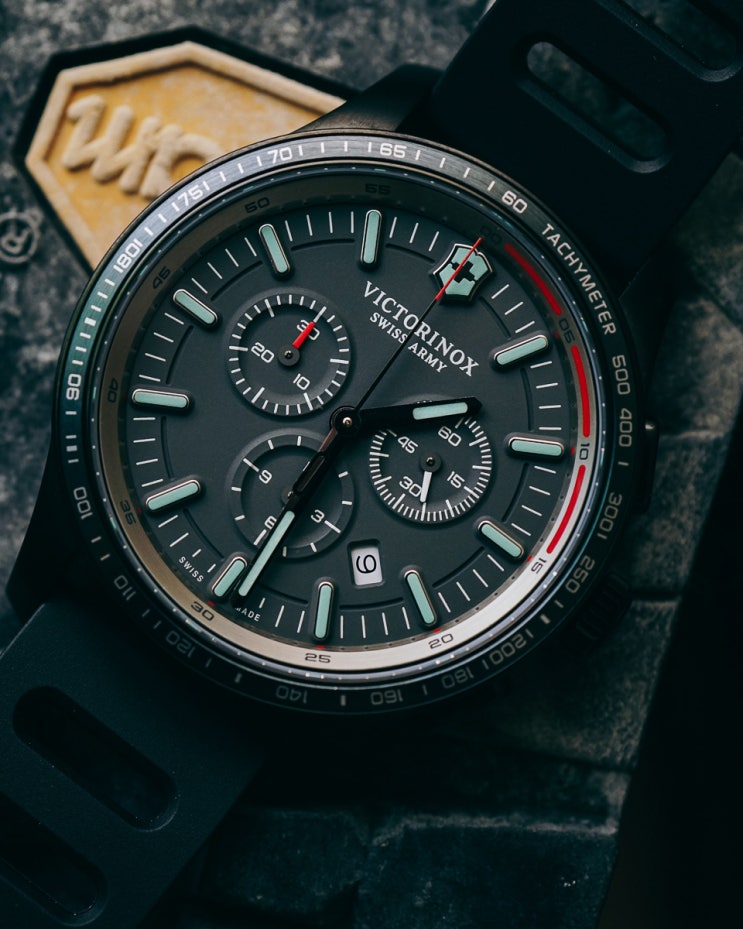  빅토리녹스 Victorinox Alliance Sport Chronograph, Victorinox Alliance Sport Chronograph Black Dial 2종 워치페이스