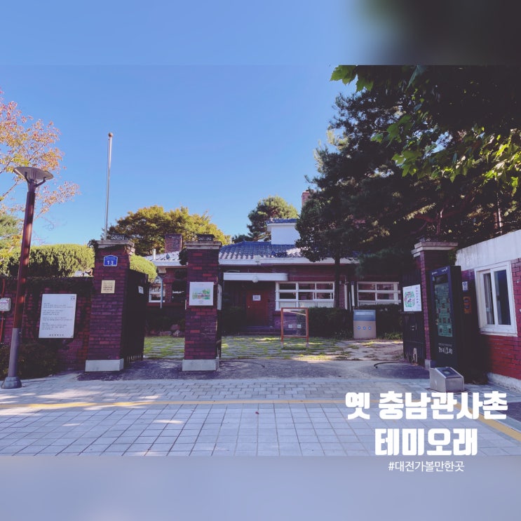  옛 충청남도 도지사 관사촌 테미오래 - 주말에 가볼만한 대전 여행