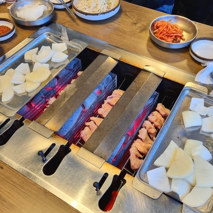  [남양주 호평동] 오리촌 : 오리 숯불 회전 꼬치구이 맛집
