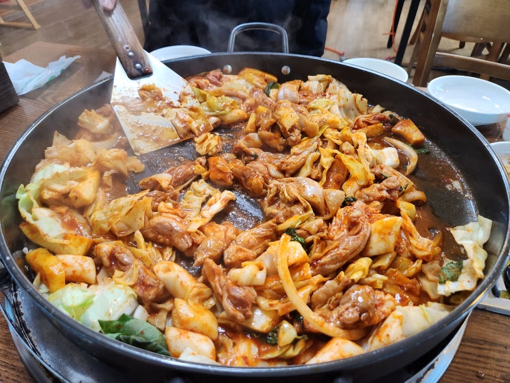 남이섬 닭갈비 가평 전통손두부 닭갈비 자라섬맛집