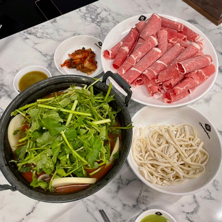  [상왕십리 텐즈힐 맛집] 등촌샤브칼국수 왕십리점 - 볶음밥은 역시!
