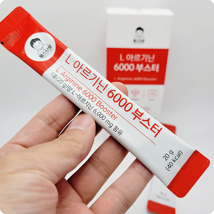 하루 한 포, 헬스브로 L 아르기닌 6000 부스터로 활력충전하세요! 하루 한 포, 헬스브로 L 아르기닌 6000 부스터로 활력충전하세요!