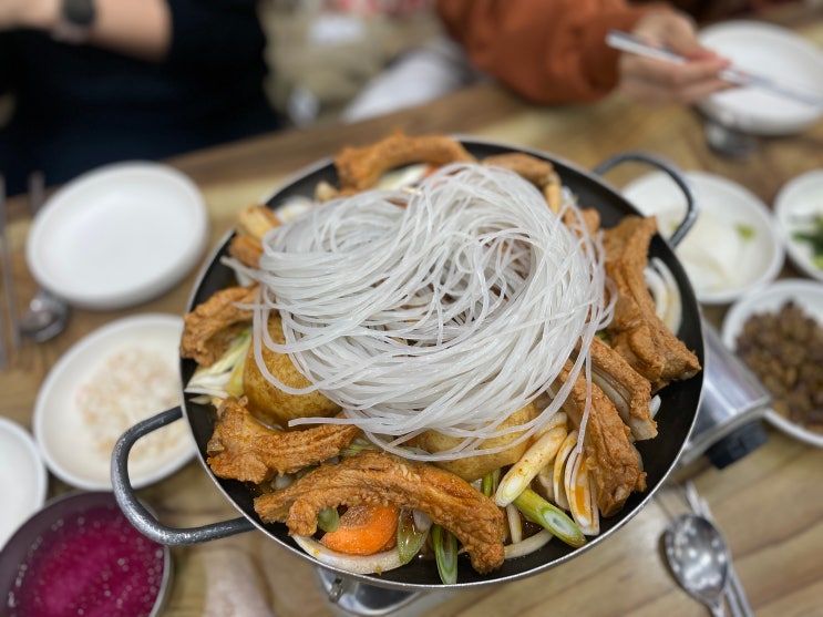 [전주] 신돈조선별관｜당면과 계란찜이 무한리필인 매운등갈비찜 맛집