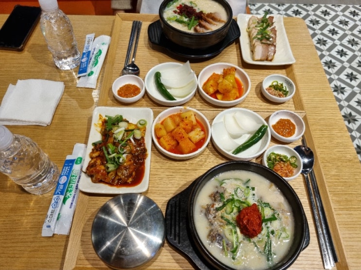  [동대문두타몰맛집] "꿀꿀진순대" 두타점/순대국쭈꾸미&고기국수세트 가성비 굿~