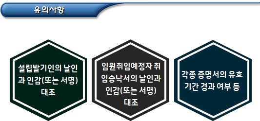 비영리법인 사업계획서 등 검토사항 비영리법인 사업계획서 등 검토사항