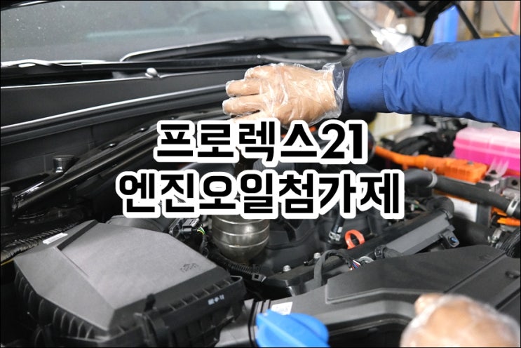  쏘렌토 MQ4 나노렉스 프로렉스21 엔진오일첨가제로 엔진관리