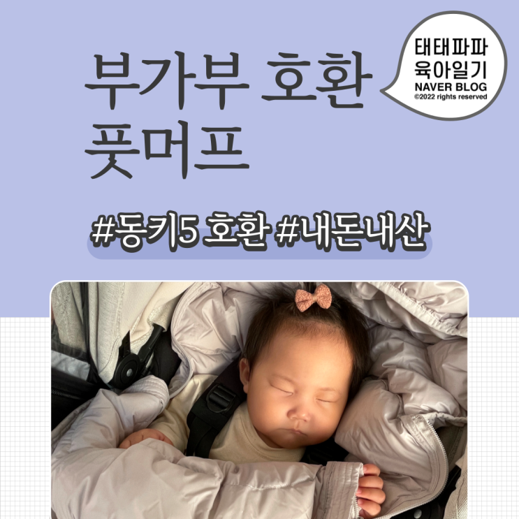  부가부 풋머프, 동키5 호환 버디앤호프 내돈내산