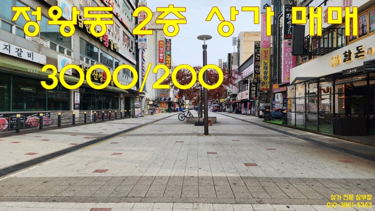 시흥시 상가 매매 정왕동 48블럭 골프연습장 인근 상업지 시흥시 상가 매매 정왕동 48블럭 골프연습장 인근 상업지