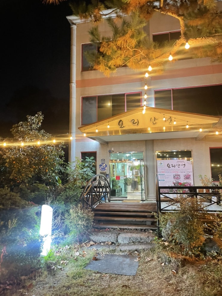  구미역 인근 금오산 맛집 오리 산성, 유황오리백숙 맛집