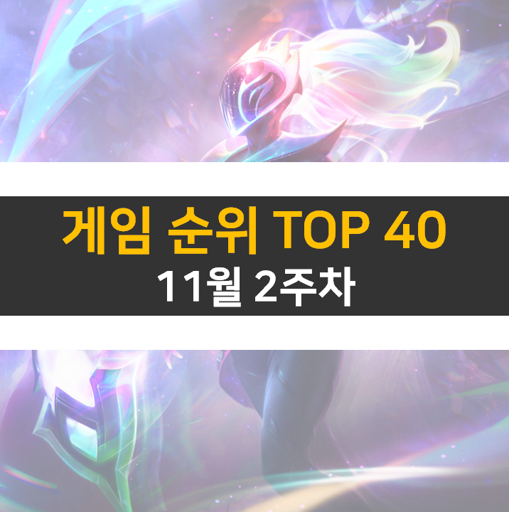 모바일, PC 온라인, 스팀 게임 순위 (2022년 11월 주 2차) 모바일, PC 온라인, 스팀 게임 순위 (2022년 11월 주 2차)