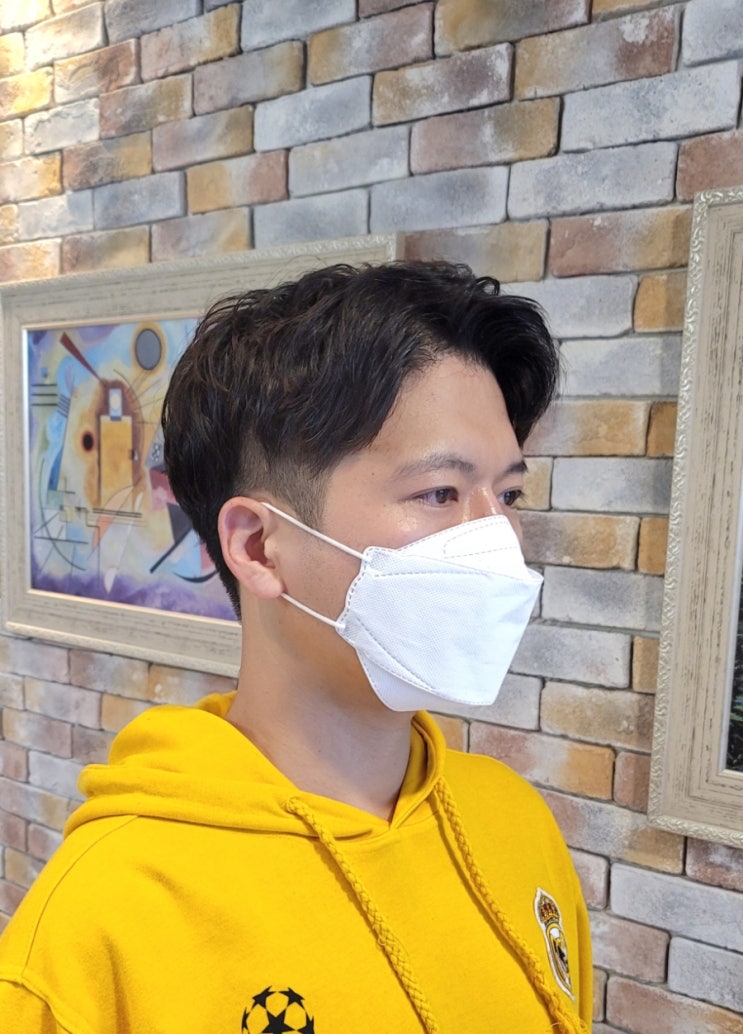  오산궐동미용실 남자 가르마펌 리호뷰티헤어