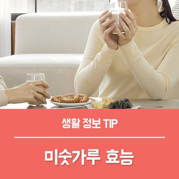  미숫가루 효능 5가지, 칼로리 단백질 섭취에도 좋아요
