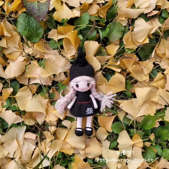  [곰지님의 첫함뜨]사랑스런 꼬마마녀 꼼지