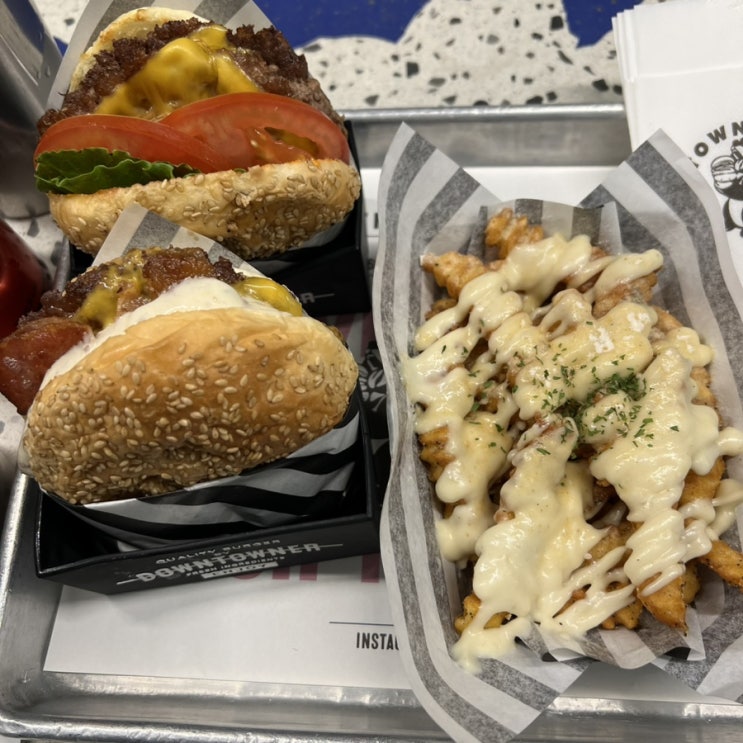  [압구정 맛집] 다운타우너 청담 내돈내먹 버거 & 프라이즈
