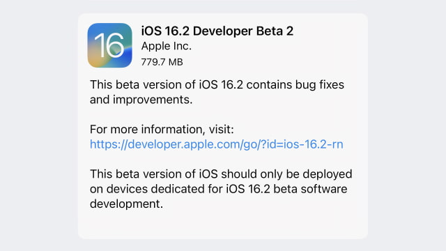 iOS 16.2 , iPadOS 16.2 베타 2 업데이트 기능 변경 내용 정보